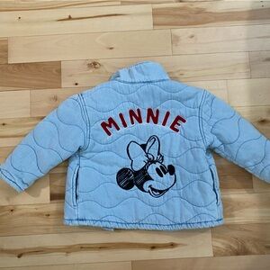 Disney Kids Light Blue Quilted Jacket
